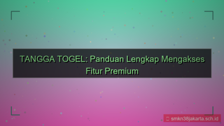 tampilan TANGGA TOGEL akses fitur premium