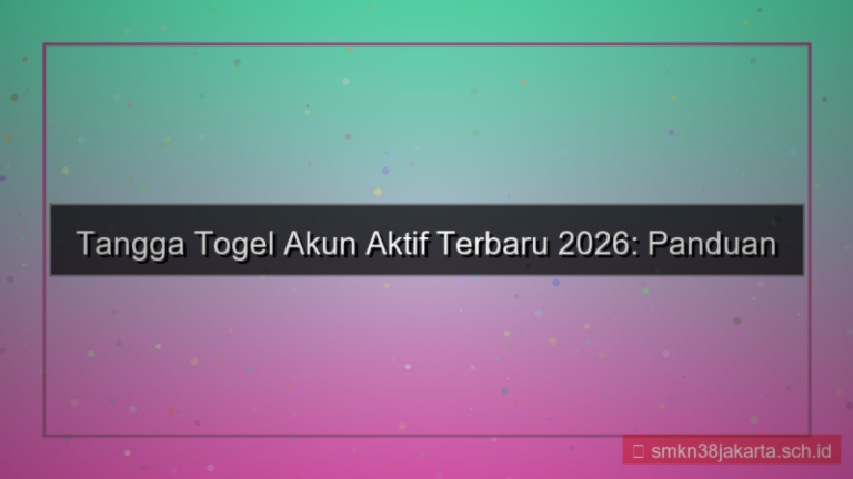 ilustrasi TANGGA TOGEL akun aktif terbaru 2026