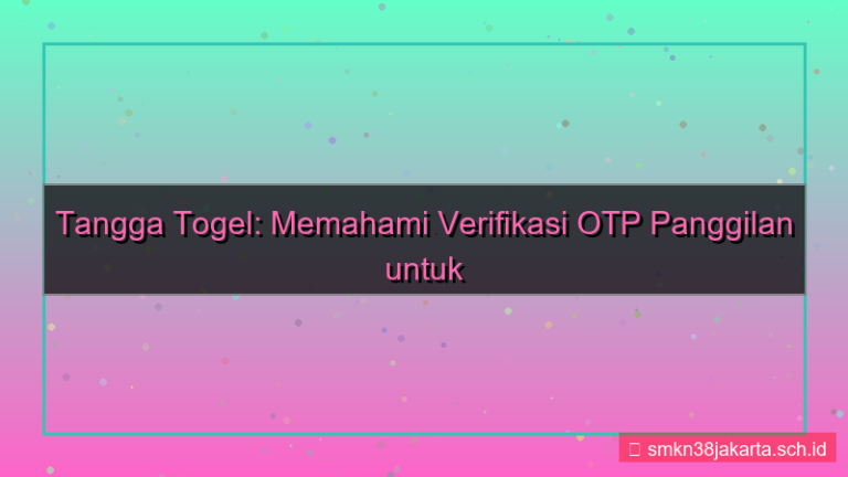 TANGGA TOGEL call otp verifikasi