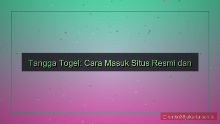 gambar TANGGA TOGEL cara masuk situs