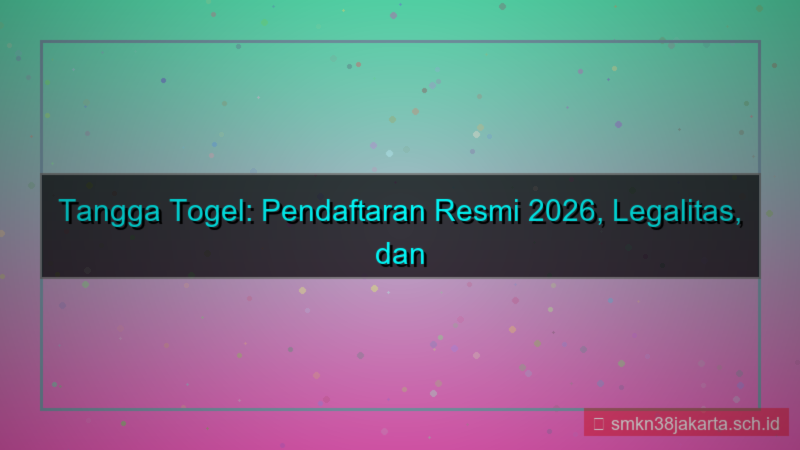 TANGGA TOGEL daftar 2026 resmi