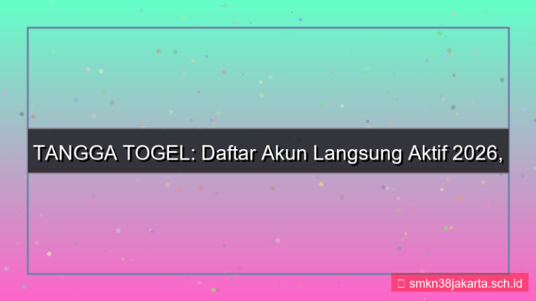 TANGGA TOGEL daftar akun langsung aktif 2026