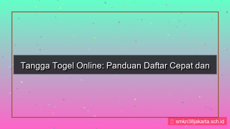 TANGGA TOGEL daftar cepat via online 2026