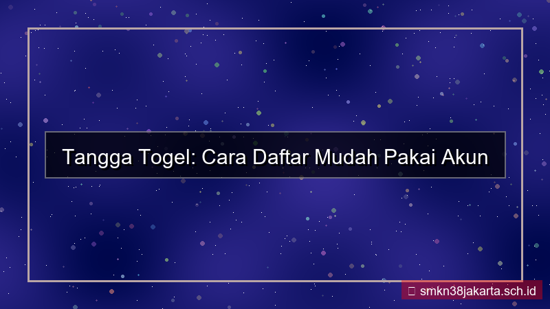 desain TANGGA TOGEL daftar pakai google