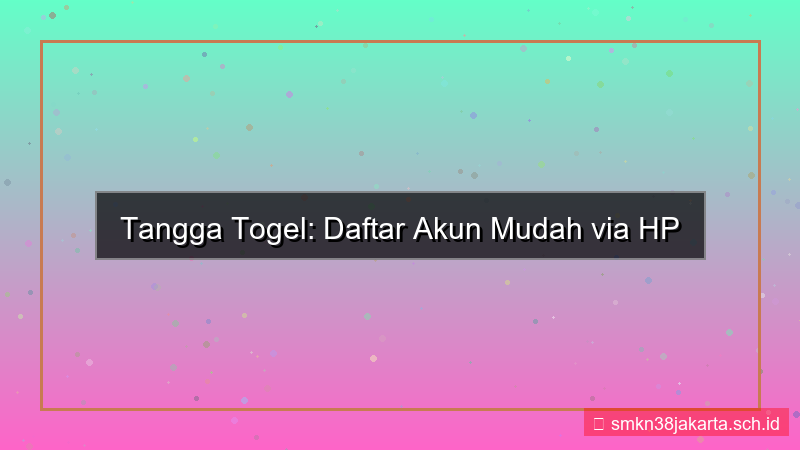 gambar TANGGA TOGEL daftar via hp android