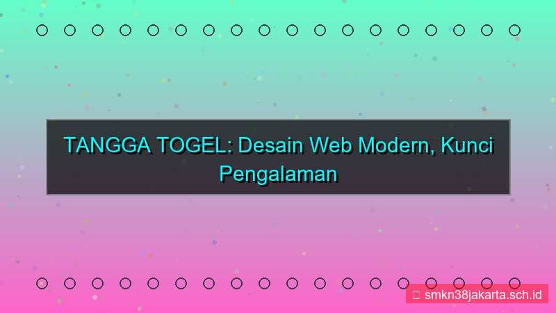 desain TANGGA TOGEL desain web modern