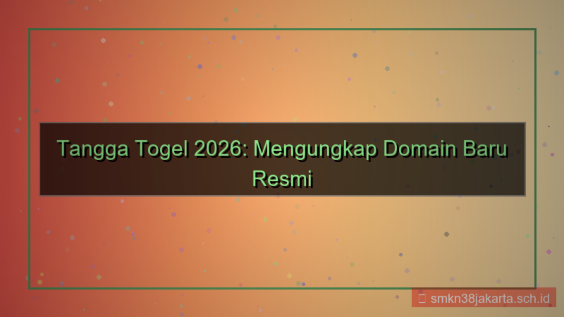 desain TANGGA TOGEL domain baru 2026