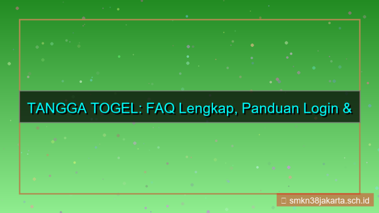 TANGGA TOGEL faq login dan daftar