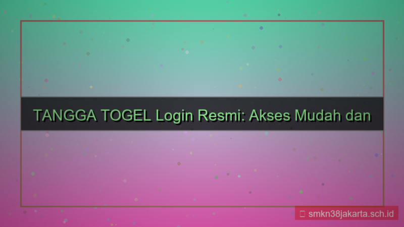 gambar TANGGA TOGEL halaman login member resmi