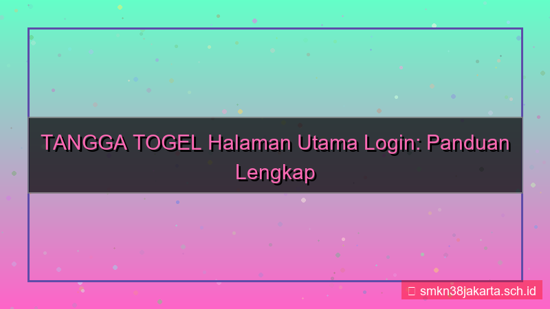 desain TANGGA TOGEL halaman utama login