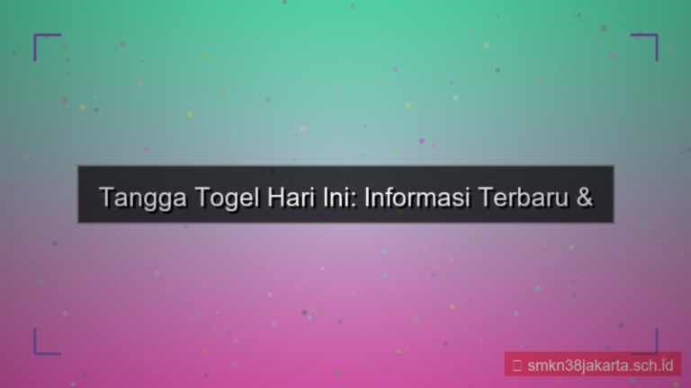 TANGGA TOGEL info terbaru hari ini