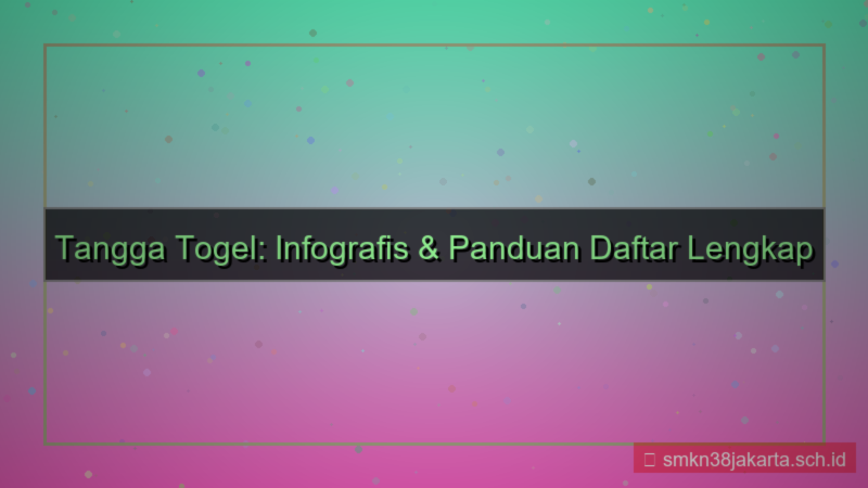 TANGGA TOGEL infografis panduan daftar