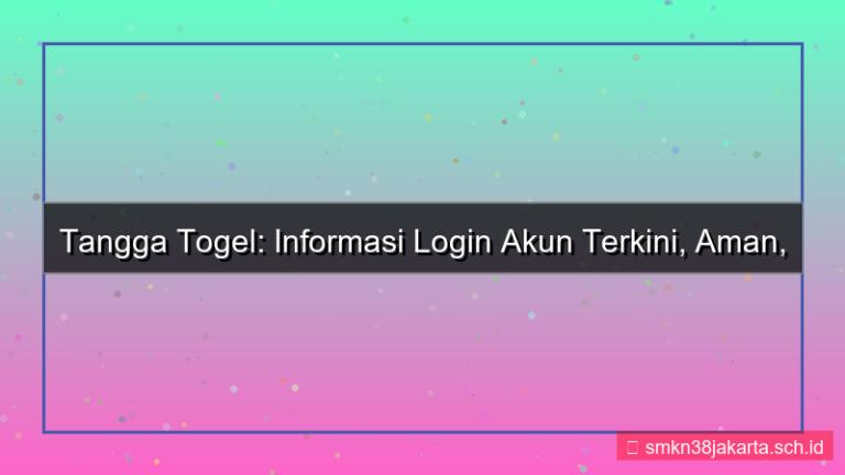 gambar TANGGA TOGEL informasi login akun terkini
