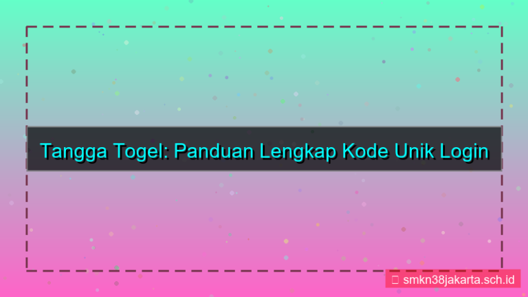 TANGGA TOGEL kode unik login