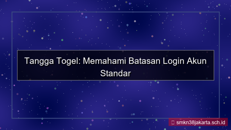 tampilan TANGGA TOGEL limit login akun standar