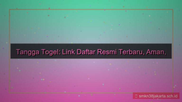 ilustrasi TANGGA TOGEL link daftar resmi terbaru