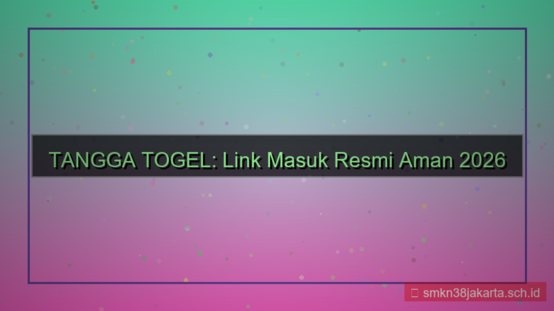 tampilan TANGGA TOGEL link masuk resmi 2026