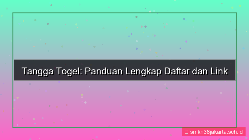 ilustrasi TANGGA TOGEL link whatsapp daftar