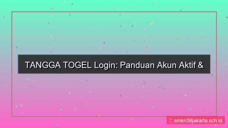 tampilan TANGGA TOGEL login dengan akun aktif 2026