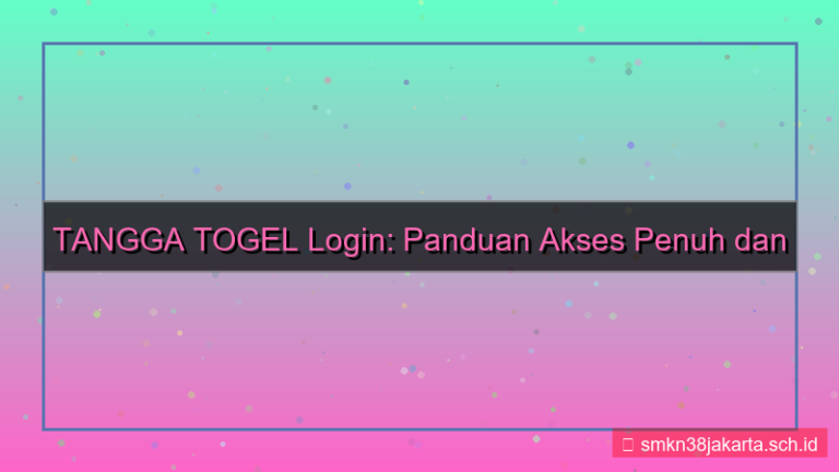 TANGGA TOGEL login full akses 2026