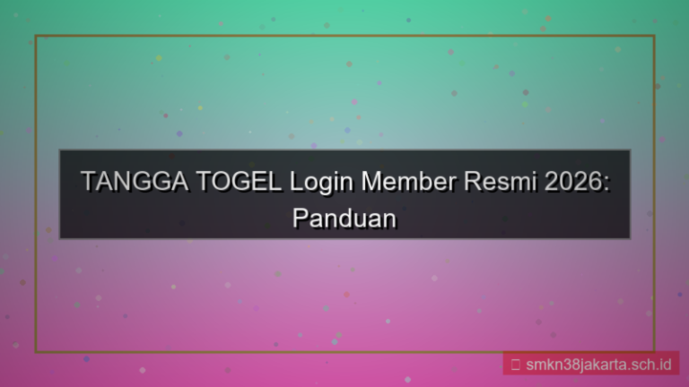 tampilan TANGGA TOGEL login member resmi 2026