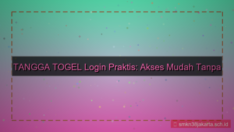 TANGGA TOGEL login mudah tanpa password