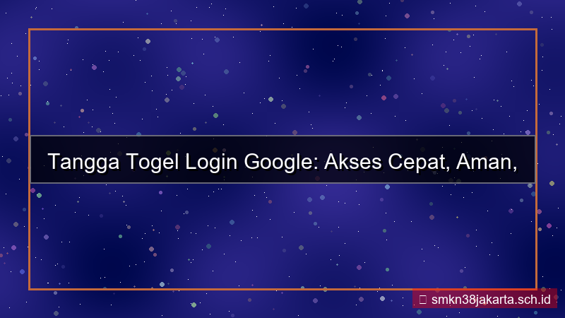 desain TANGGA TOGEL login pakai google