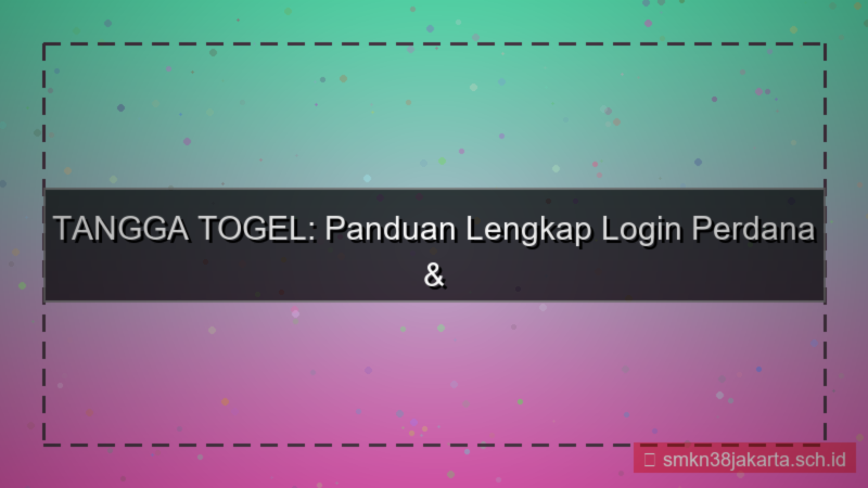 visual TANGGA TOGEL login perdana akun baru