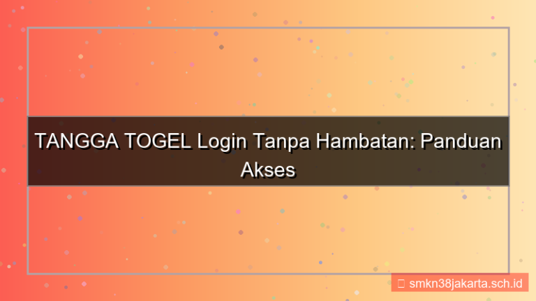 ilustrasi TANGGA TOGEL login tanpa hambatan 2026