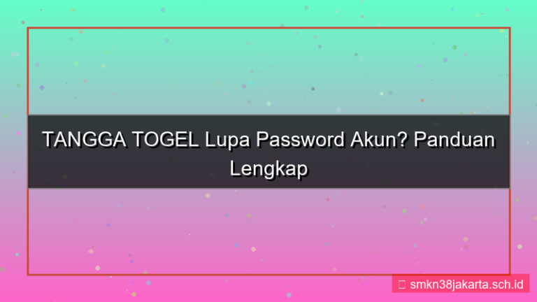 desain TANGGA TOGEL lupa password akun