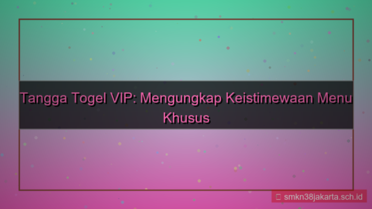gambar TANGGA TOGEL menu khusus vip