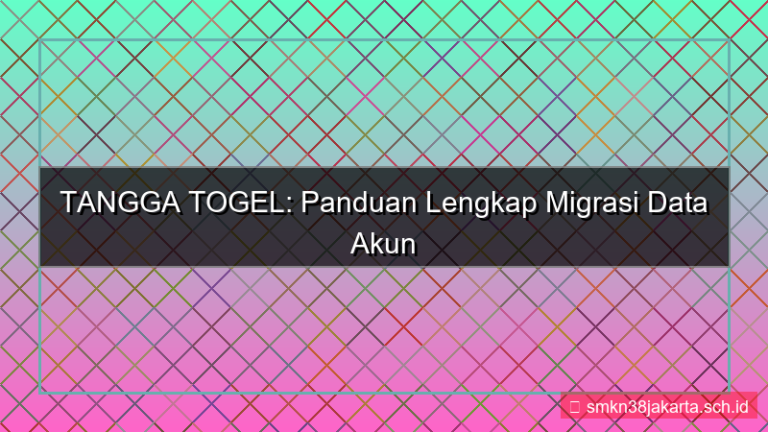 tampilan TANGGA TOGEL migrasi data akun