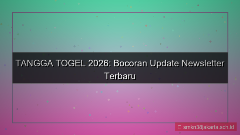 visual TANGGA TOGEL newsletter update 2026