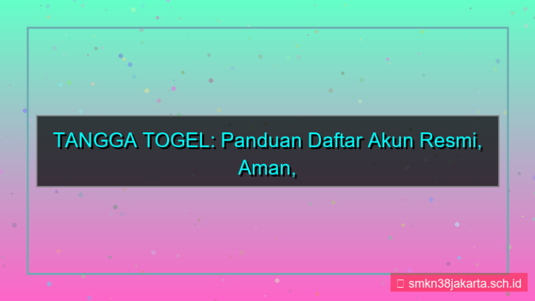 gambar TANGGA TOGEL panduan daftar akun