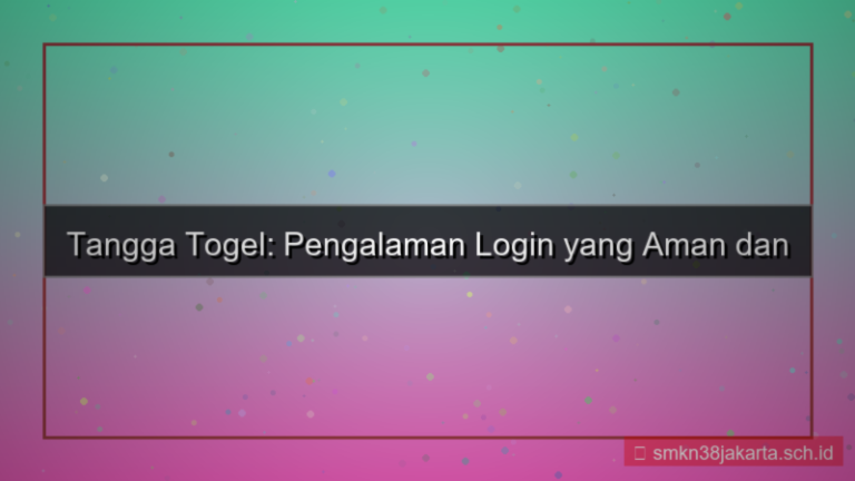ilustrasi TANGGA TOGEL pengalaman login tanggatogel