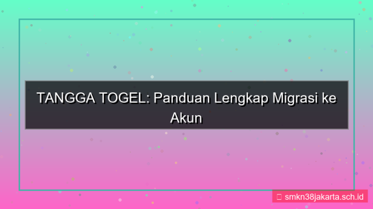 desain TANGGA TOGEL pindah akun baru