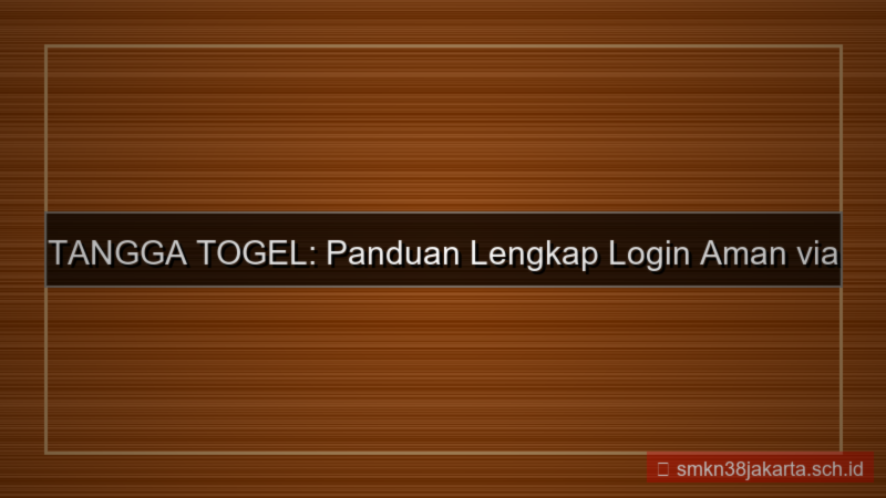 TANGGA TOGEL safari login ios