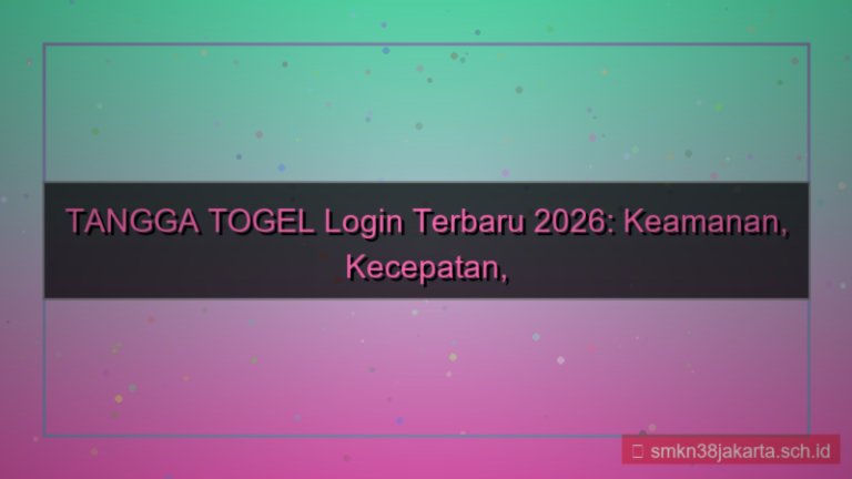 TANGGA TOGEL sistem login terbaru 2026