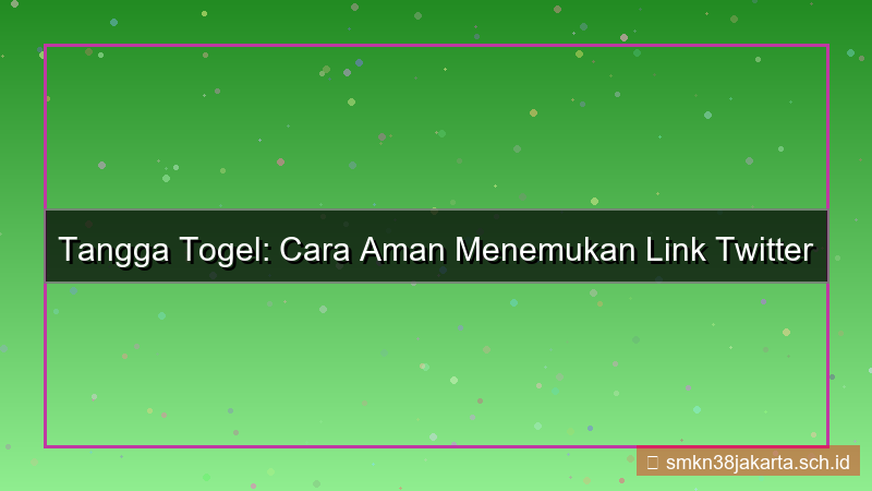 TANGGA TOGEL twitter update link