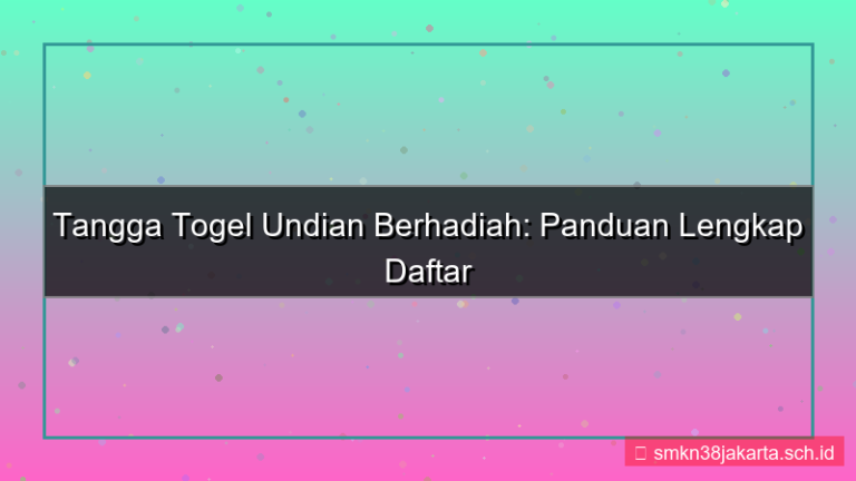 konten TANGGA TOGEL undian berhadiah daftar