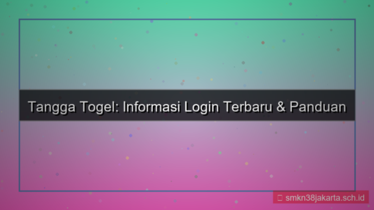 TANGGA TOGEL update informasi login 2026