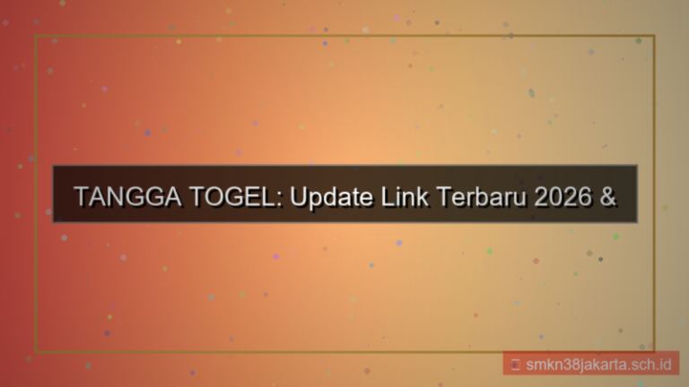 TANGGA TOGEL update link terbaru 2026