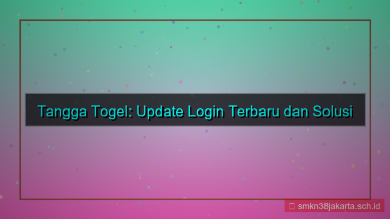 desain TANGGA TOGEL update login terbaru