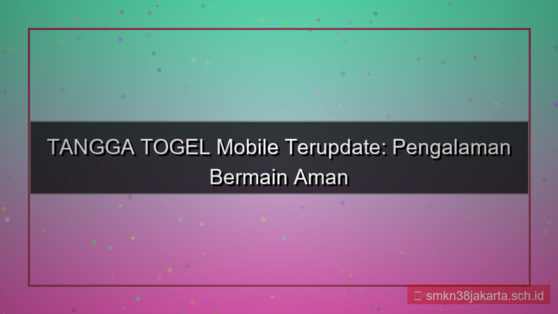 tampilan TANGGA TOGEL versi mobile terupdate