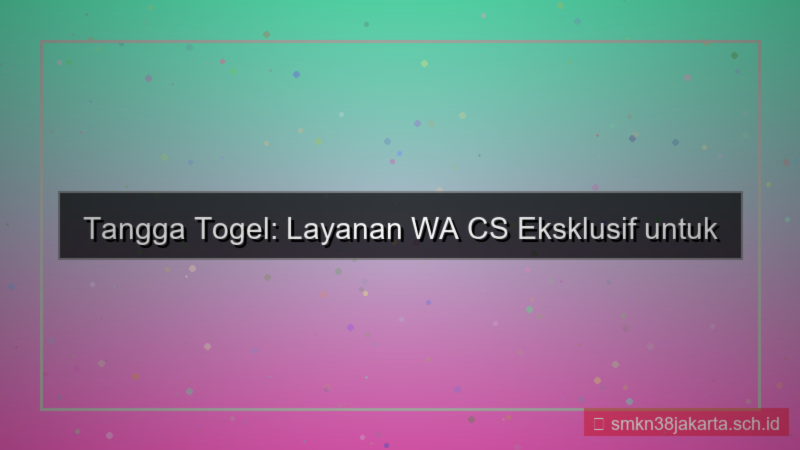 desain TANGGA TOGEL wa cs eksklusif