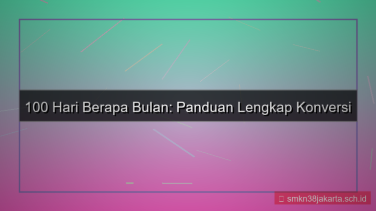 tampilan 100 hari berapa bulan