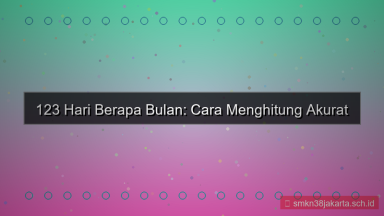 123 hari berapa bulan