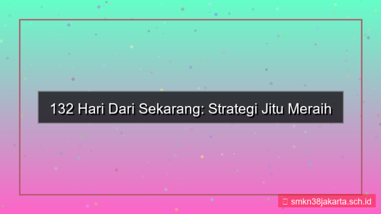 desain 132 hari dari sekarang