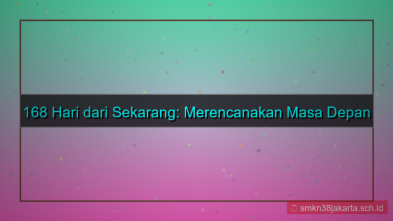 desain 168 hari dari sekarang