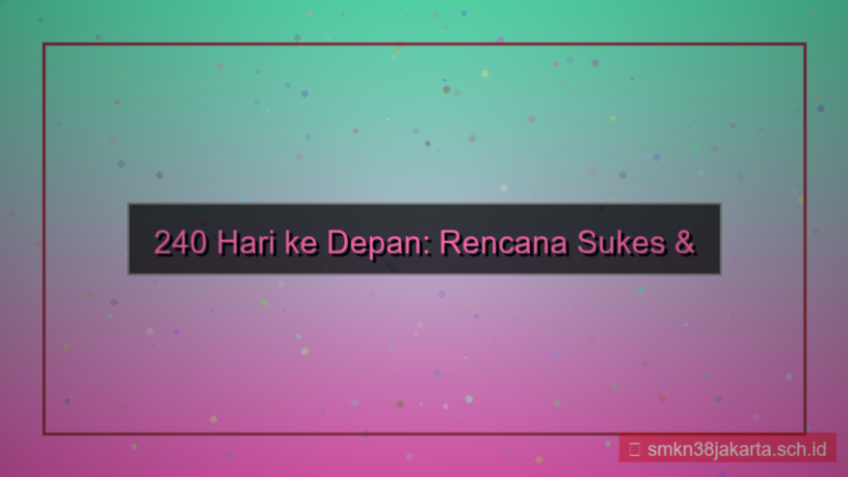 desain 240 hari dari sekarang